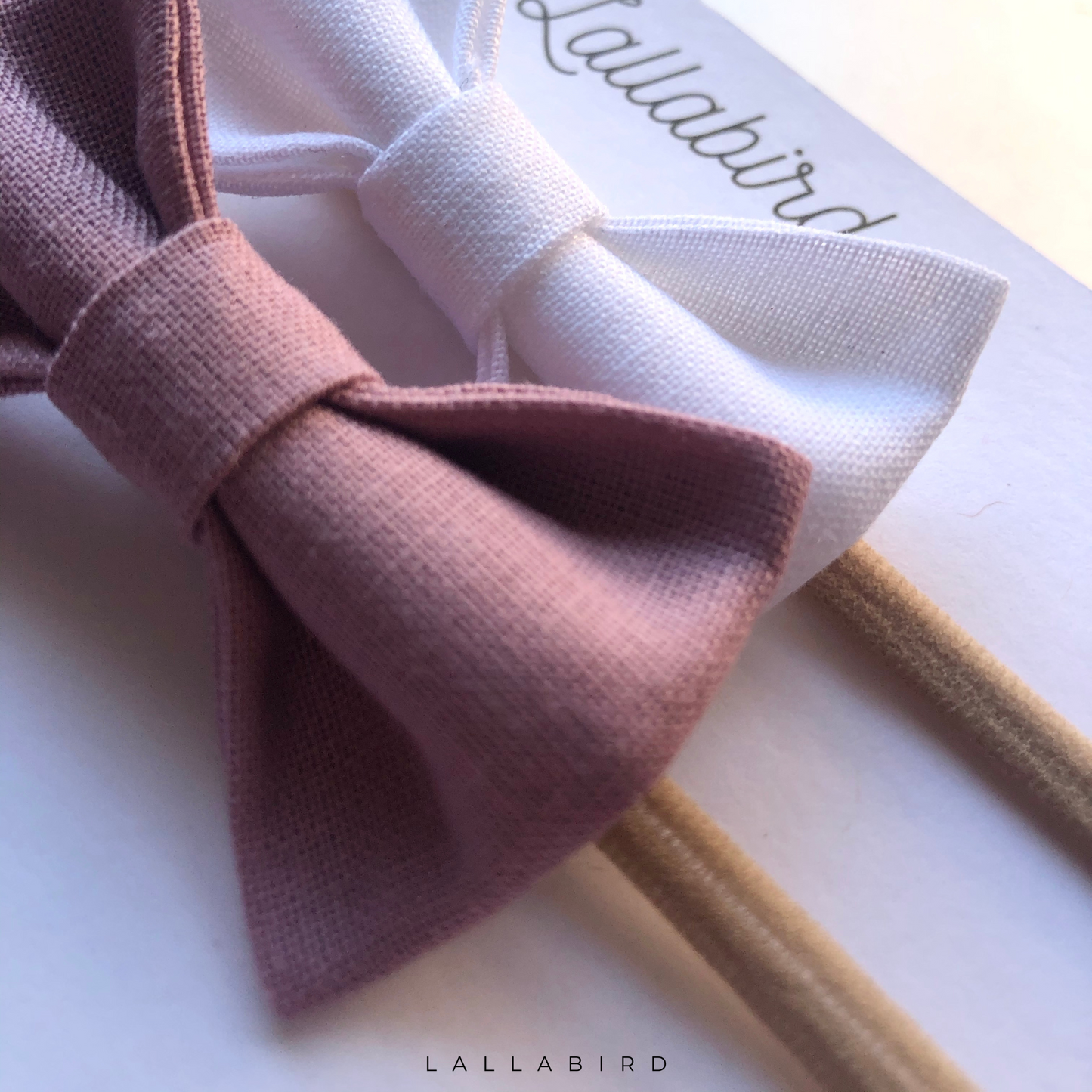 KIDS | Hair Accessories - Classic Linen Bow Set