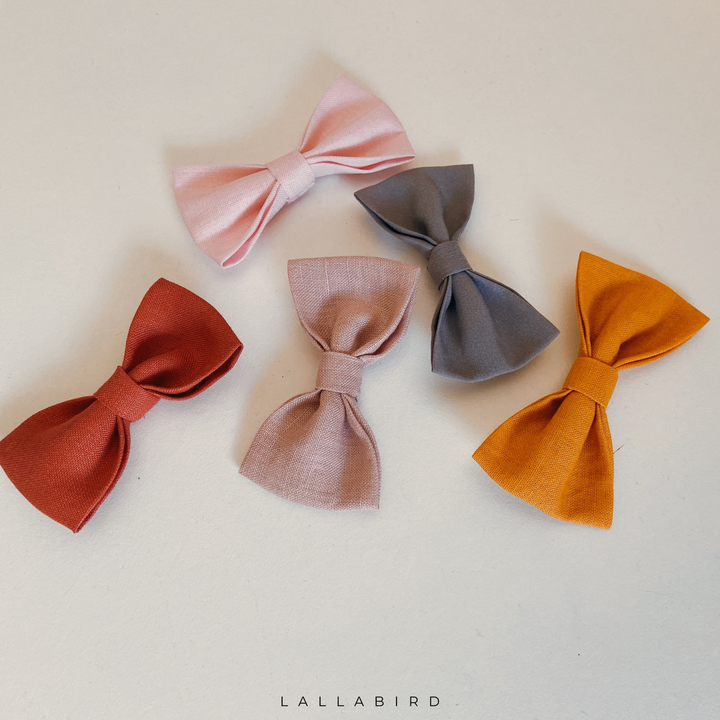 KIDS | Hair Accessories - Classic Linen Bow Set