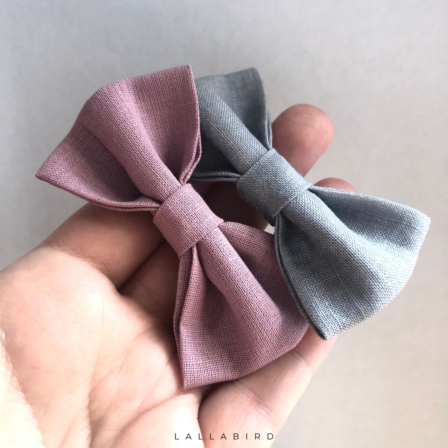 KIDS | Hair Accessories - Classic Linen Bow Set